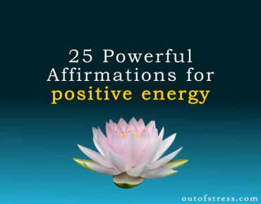 Affirmations for positive energy