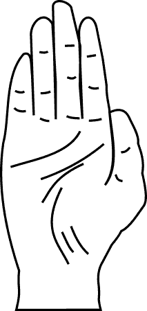 Abhaya Hand Mudra