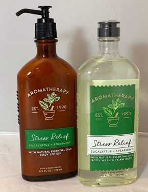 Stress Relief Body Lotion and Foam Bath
