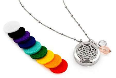 Aromatherapy diffuser necklace
