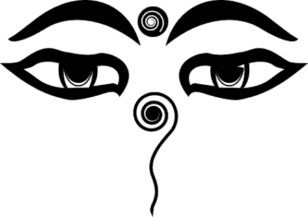 Buddha eyes