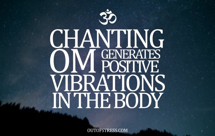 Chant OM to raise your vibration - quote
