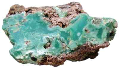 Chrysoprase crystal