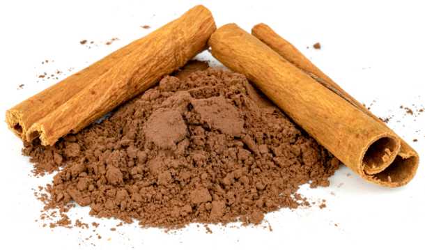 Cinnamon powder and sticks