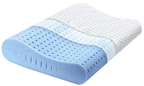 Contour memory foam pillow