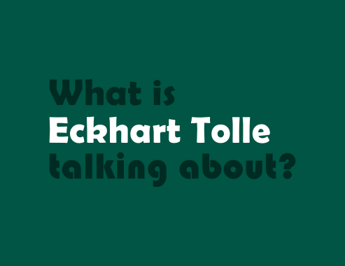 What is Eckhart talking about?