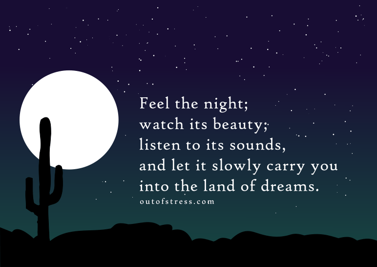 Feel the night.
