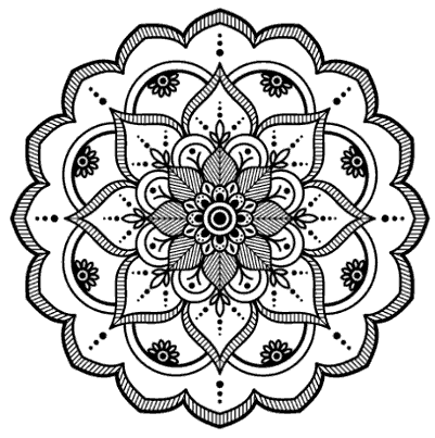 Flower mandala