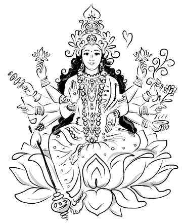 Goddess Santoshi