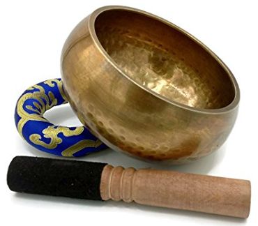 Hand hammered Tibetan singing bowl