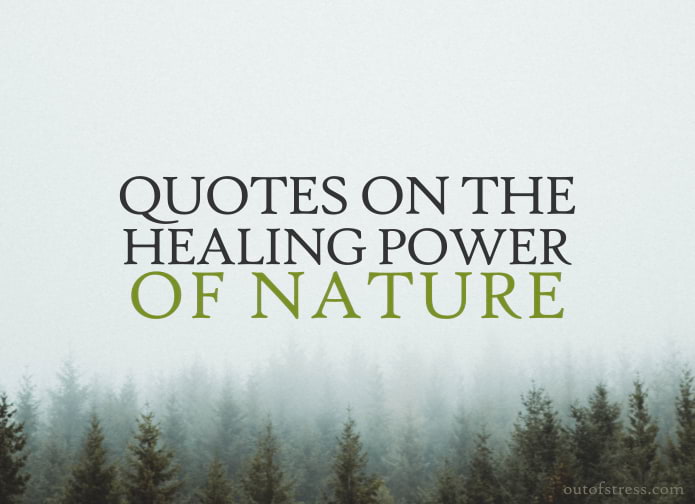 Nieuw 54 Profound Quotes On The Healing Power Of Nature AG-05