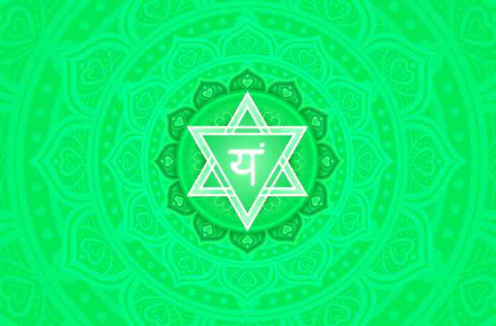 Heart chakra symbol