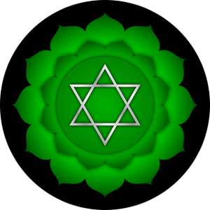 Heart chakra symbol