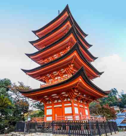 Japanese 4 elements pagoda