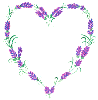 Lavender heart