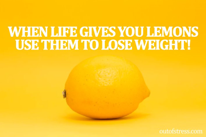 Lemon water weight loss quote