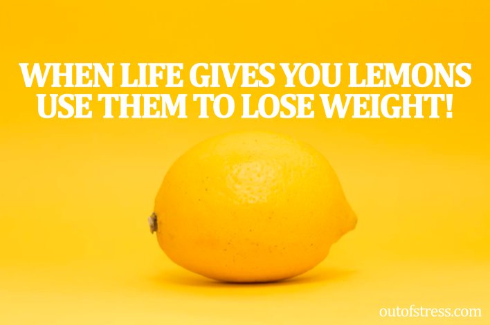 Lemon water weight loss quote