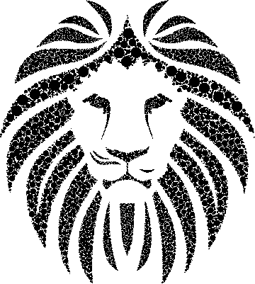 Lion head symbol