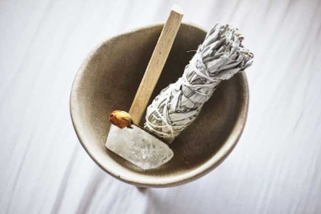 Palo Santo and Sage bowl