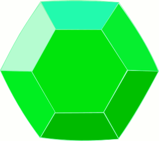 Peridot crystal