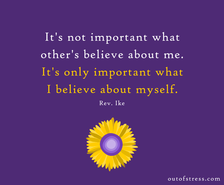 Rev. Ike self belief affirmation