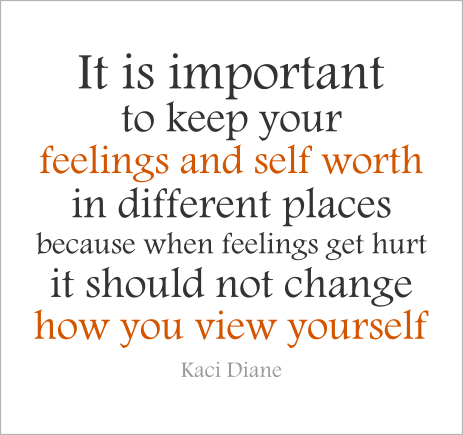 Self worth quote by Kaci Diane