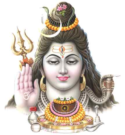 Shiva with trident