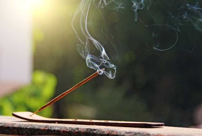 Stick incense on stand