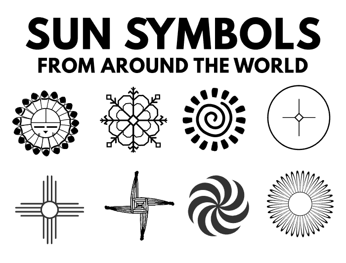 native american sun symbols tattoo