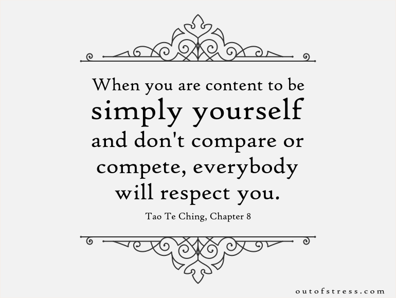Tao Te Ching - Be Yourself Quote