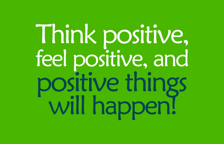 Think positive quote