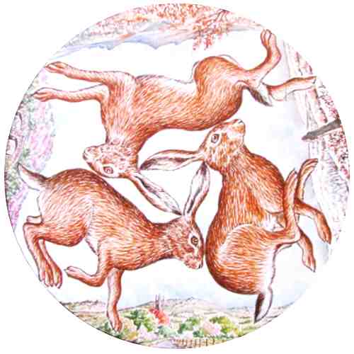 Three hares symbol