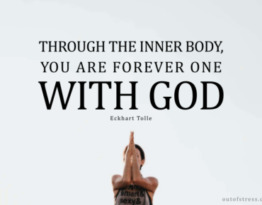 Through the inner body you are forever one with God - Eckhart Tolle