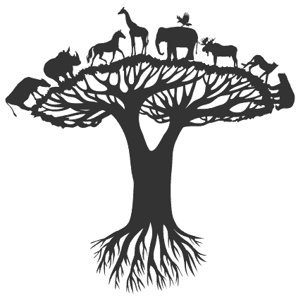 Tree of life supporting animals