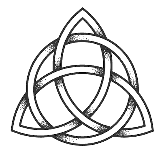Triquetra with circle