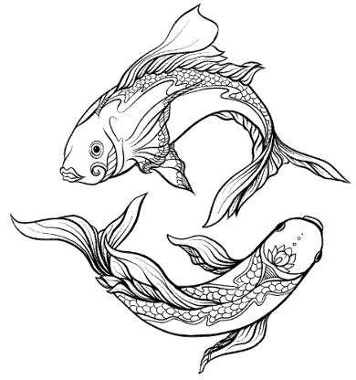 Twin fish symbol