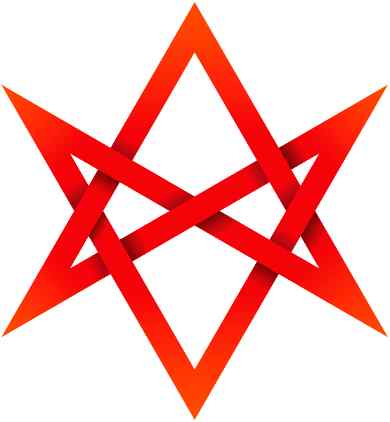 Unicursal hexagram interlaced