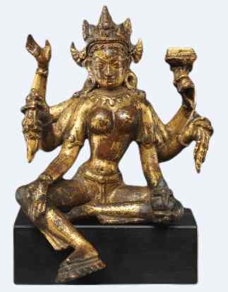 Vasudhara - Buddhist Goddess of Spiritual Wealth & Luck