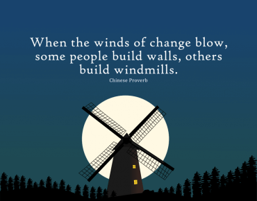 Winds of change - Inspirational Quote