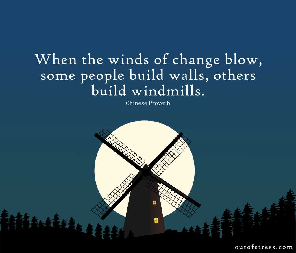 Winds of change - Inspirational Quote