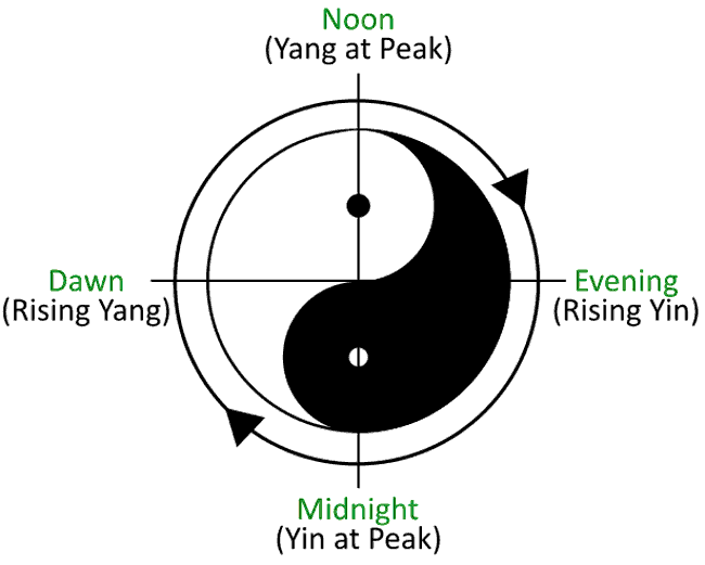 Yin Yang - day and night cycle