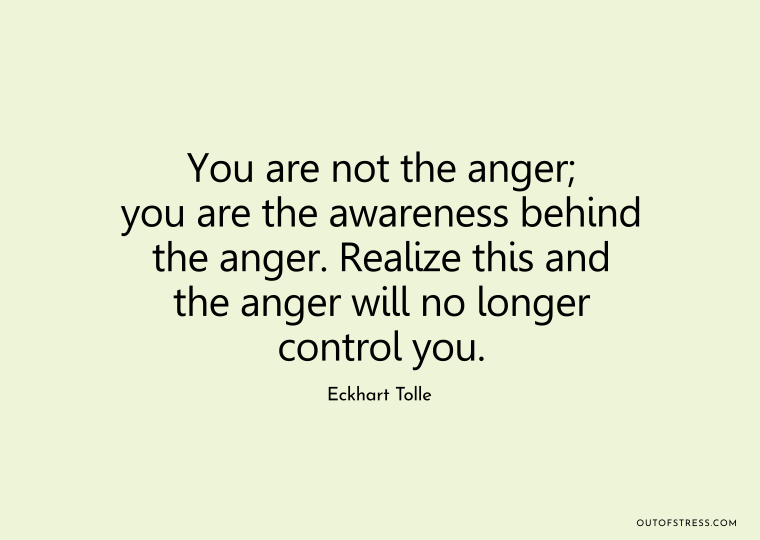 Love behind your anger quotes